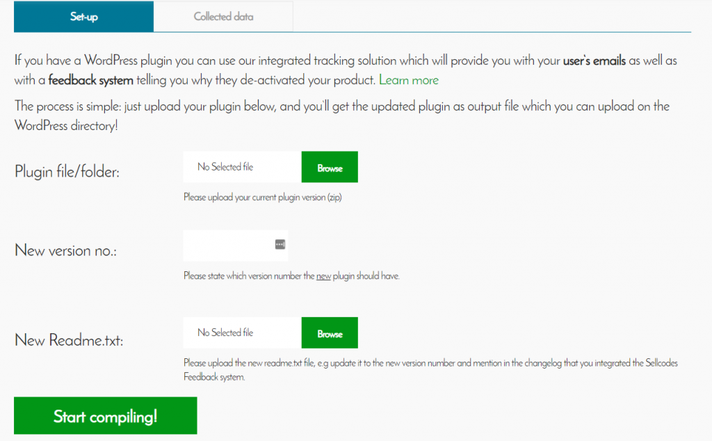 New: WordPress feedback system for Plugin creators (free!) - Sellcodes